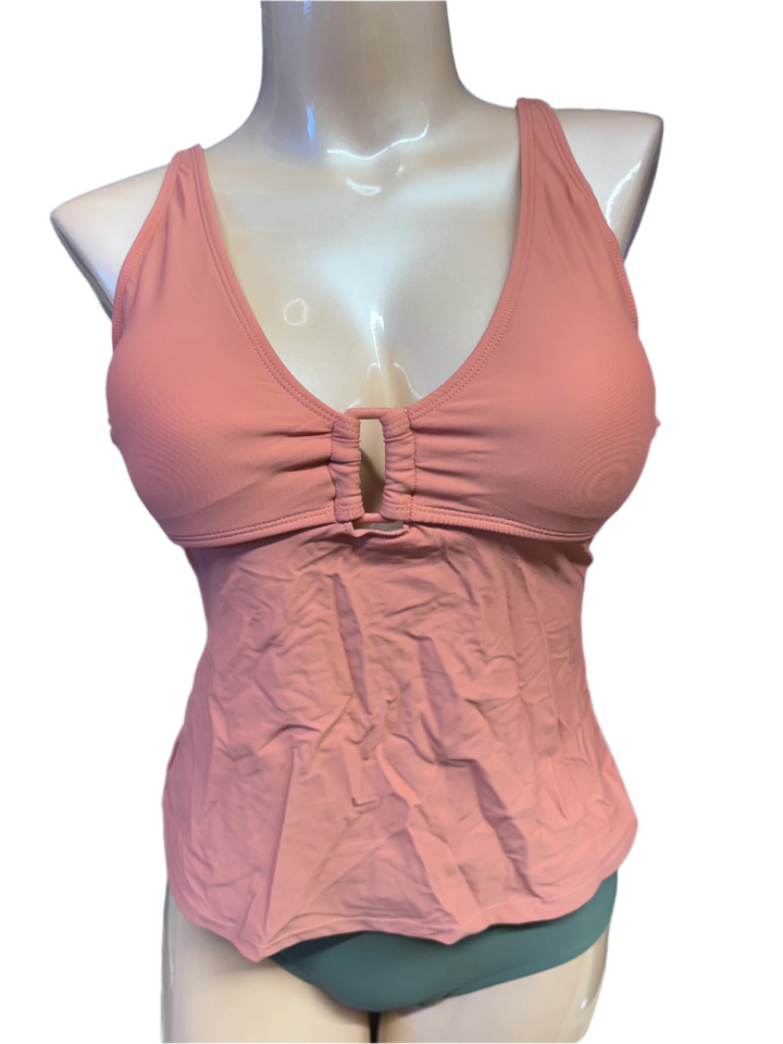 Morning Blossom Tankini w/ Ring - Earthy Rust