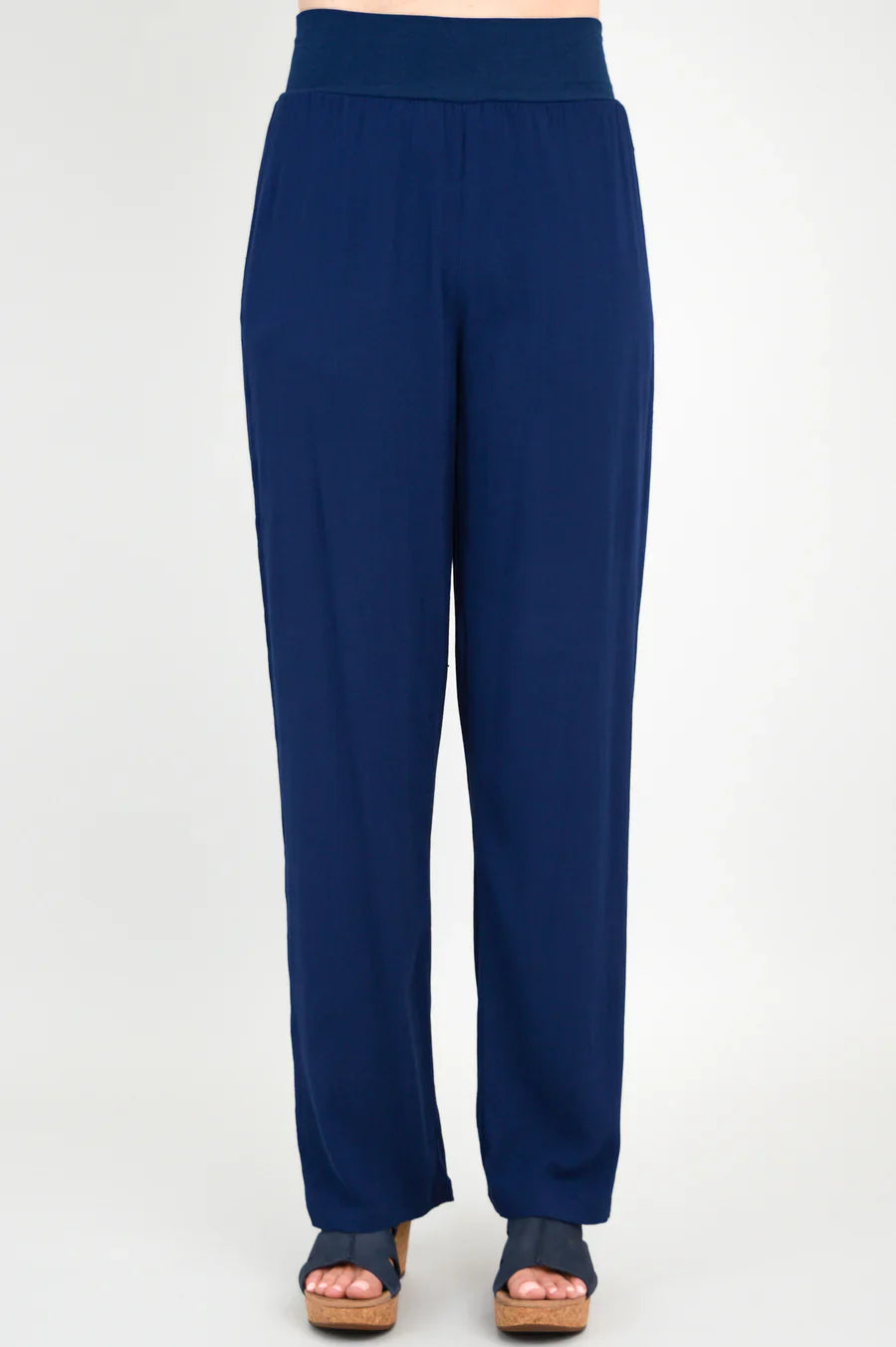 Landon Linen & Bamboo Pant - Indigo