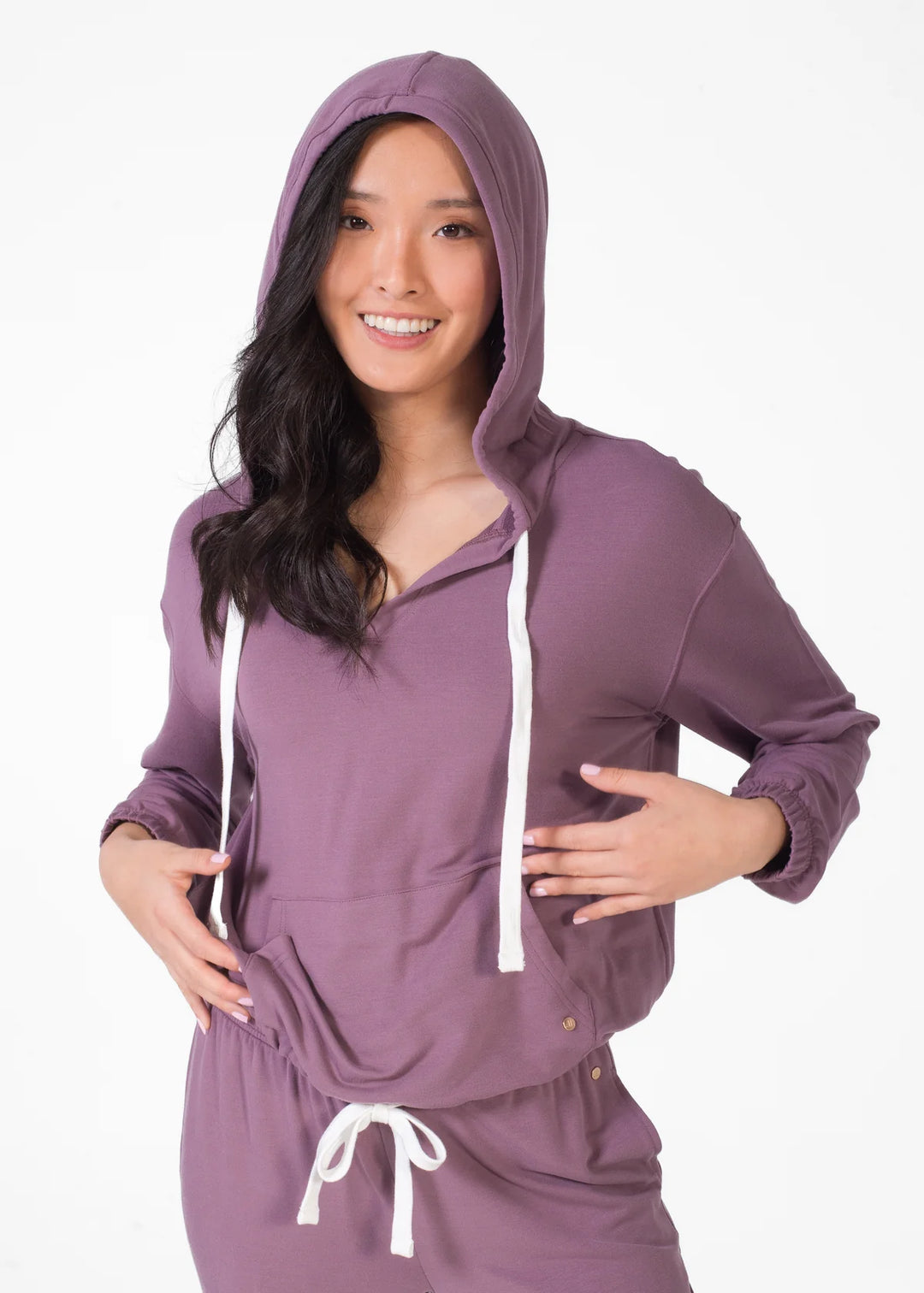 Modal V-Neck Hoody