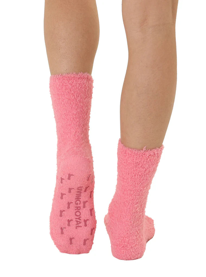 Living Royal Fuzzy Boots Crew Socks