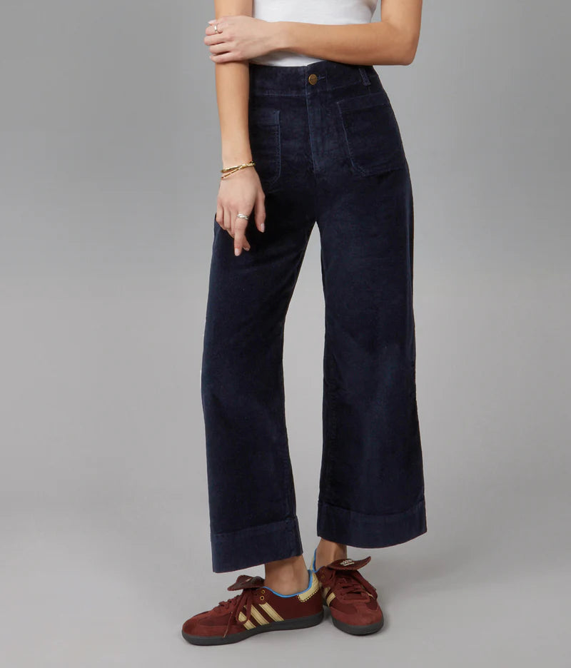 COLETTE High Rise Wide Leg Jeans - Ink Blue