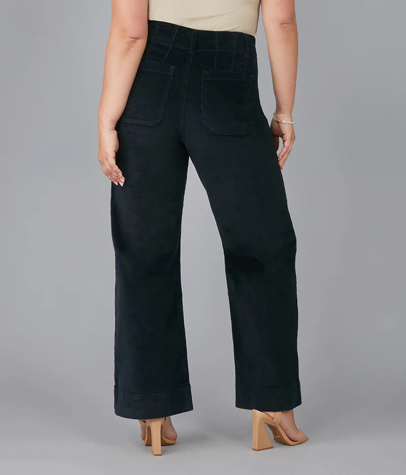 COLETTE High Rise Wide Leg Jeans - Ink Blue