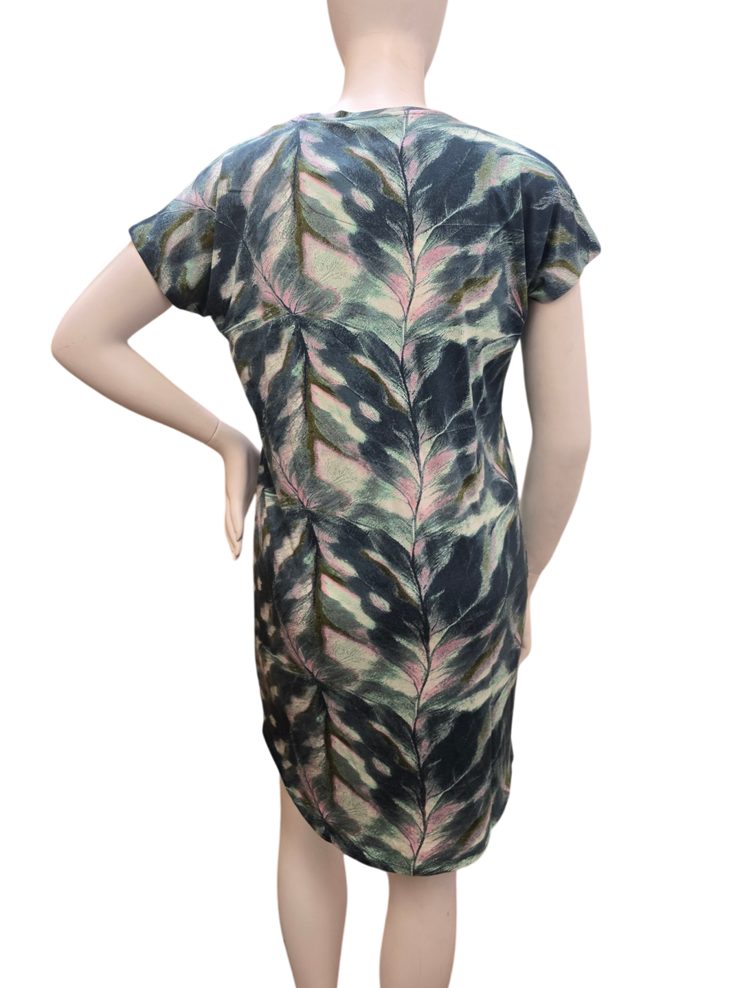 Yara Printed Nightshirt  - Gradient Leaves