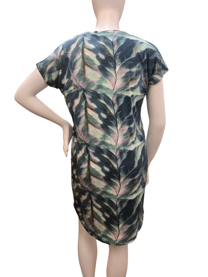 Yara Printed Nightshirt  - Gradient Leaves