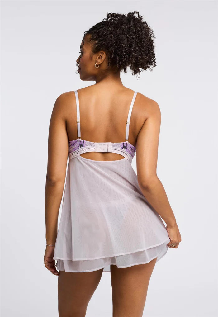 Lavender Fields Balconette Babydoll Set