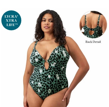 Elomi Jungle Bay Non Wired Plunge Swimsuit