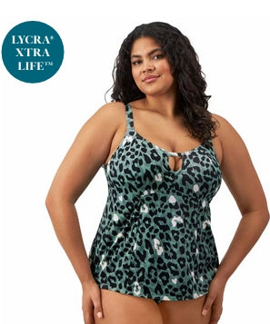 Elomi Jungle Bay Wire Free Tankini Top