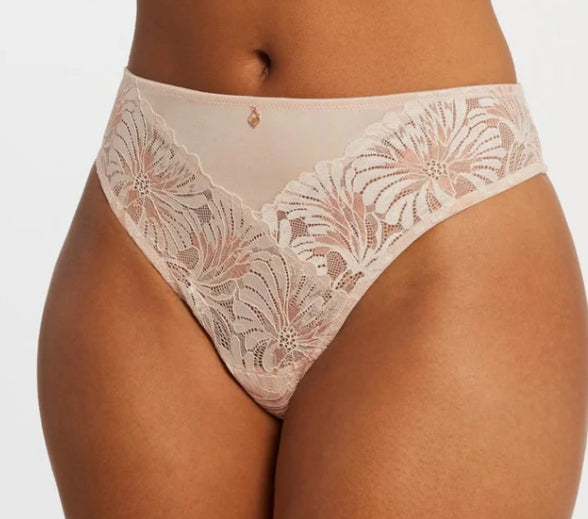 Anniversary Lace Thong - Lotus