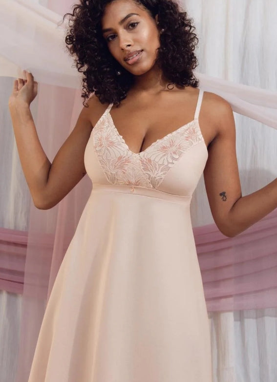 Anniversary Bust Support Chemise - Lotus