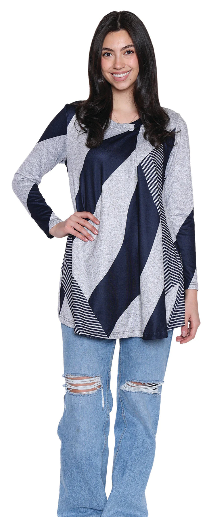 A-Line Long Sleeve Lauren Tunic