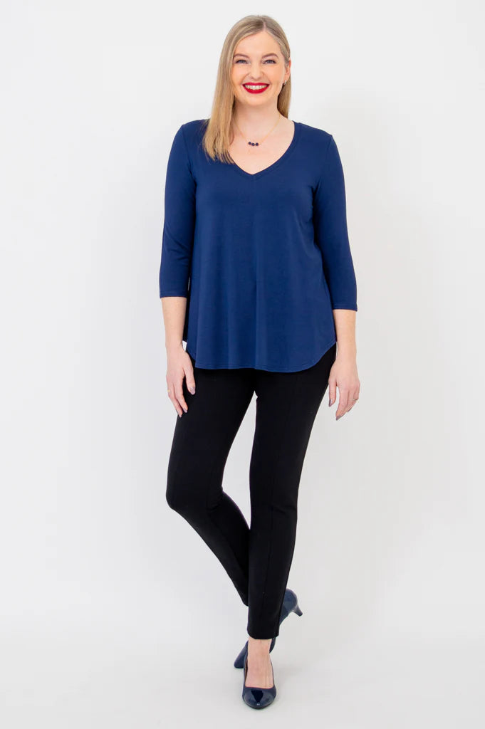 Jackie Bamboo 3/4 Sleeve Top