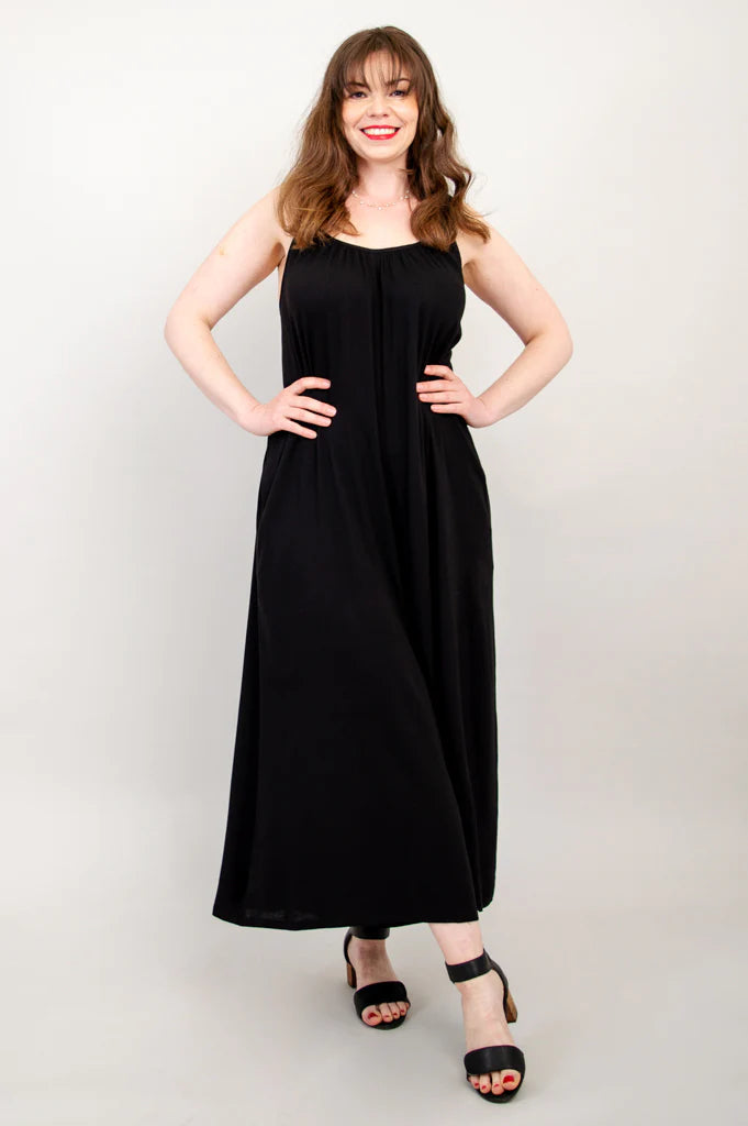 Joanna Linen & Bamboo Jumpsuit - Black