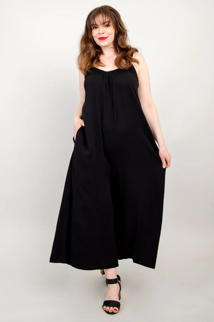 🇨🇦 Joanna Linen / Bamboo Jumpsuit - Black