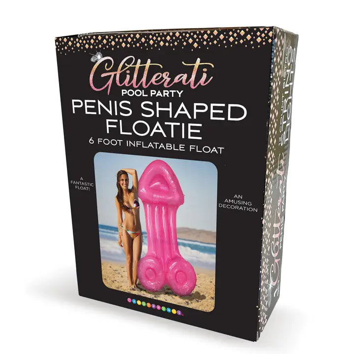 Glitterati Penis Shaped Pool Floatie