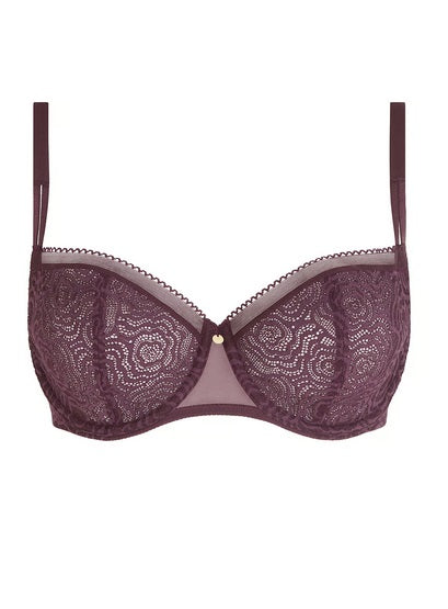 C Jolie Demi Bra - Aubergine