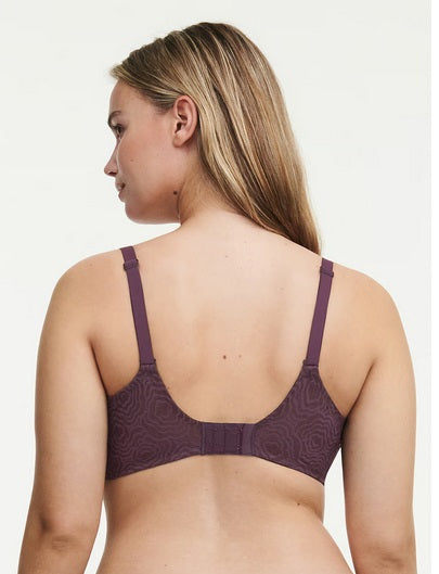 C Jolie Demi Bra - Aubergine