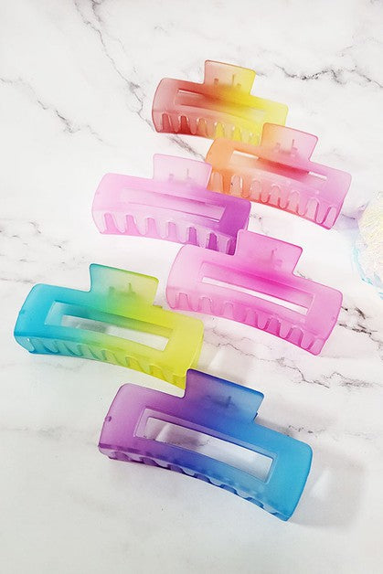 Translucent Hair Claw Clip