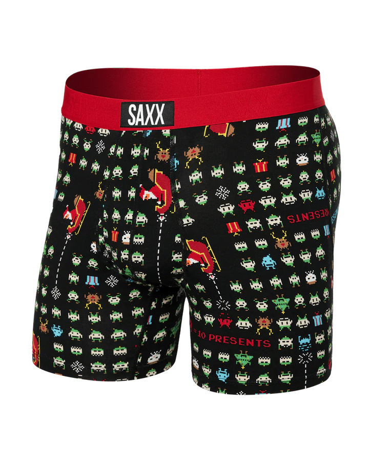 Saxx Ultra Super Soft Boxer Brief - Sleigh Invaders