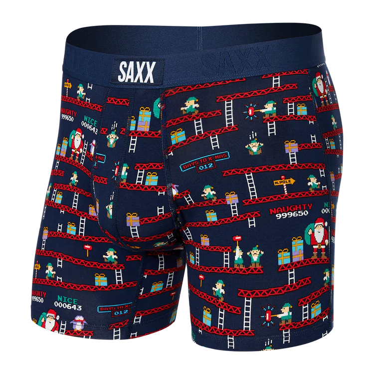 Saxx Vibe Super Soft Boxer Brief - Santa's Workshop