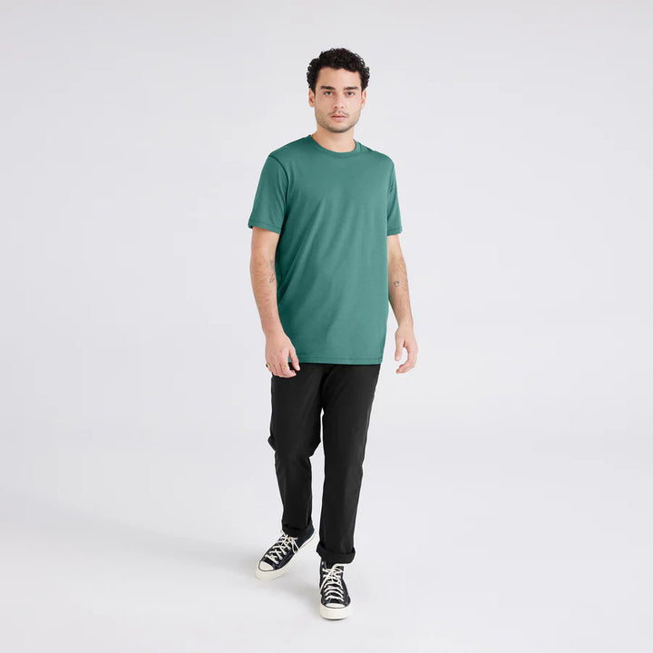 🇨🇦 Saxx DROPTEMP™ Cooling Cotton Short Sleeve Crew - Pine