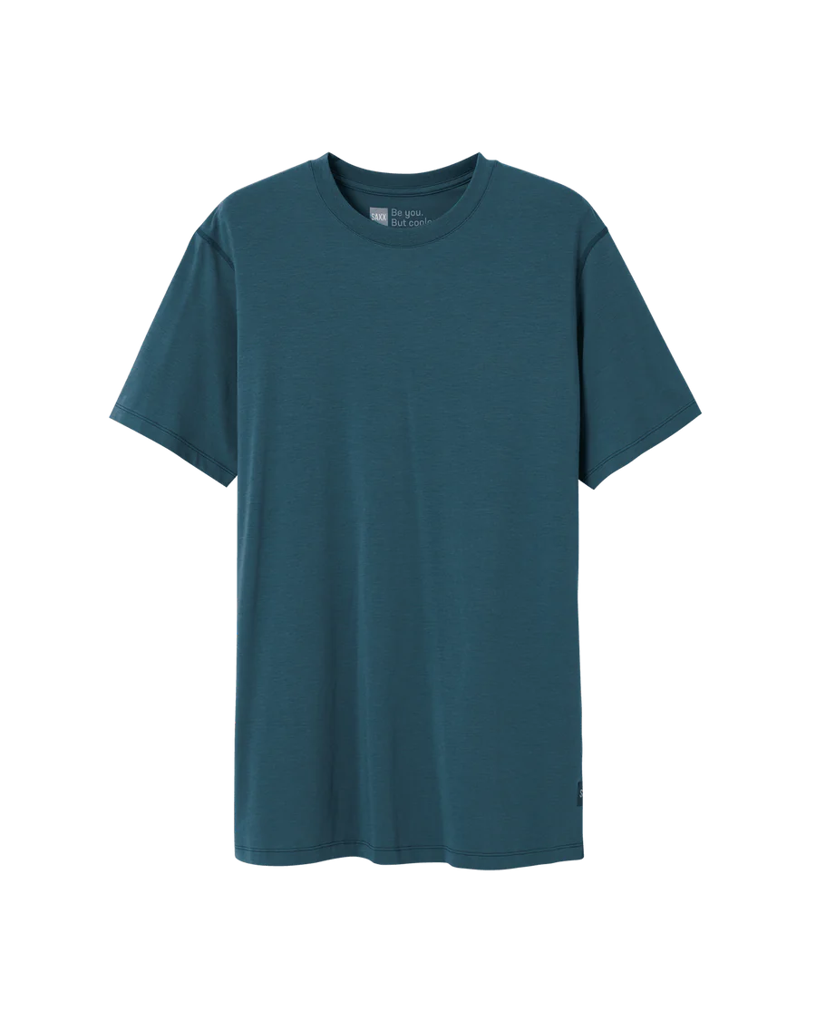 🇨🇦 Saxx DROPTEMP™ Cooling Cotton Short Sleeve Crew - Storm