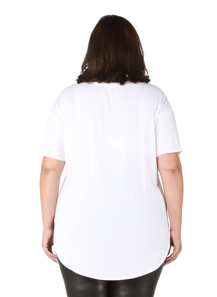 Dex Rounded Hem T-Shirt