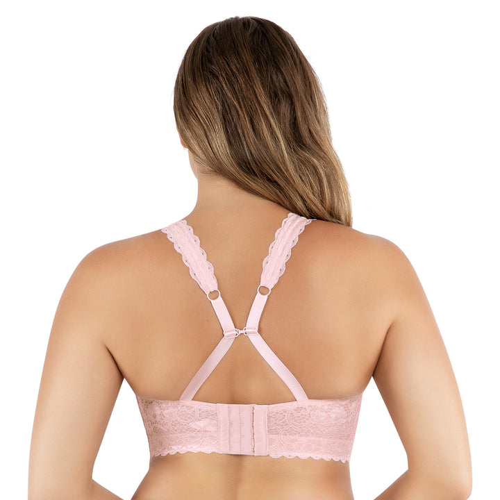 Adriana Lace Bralette - Petal Pink