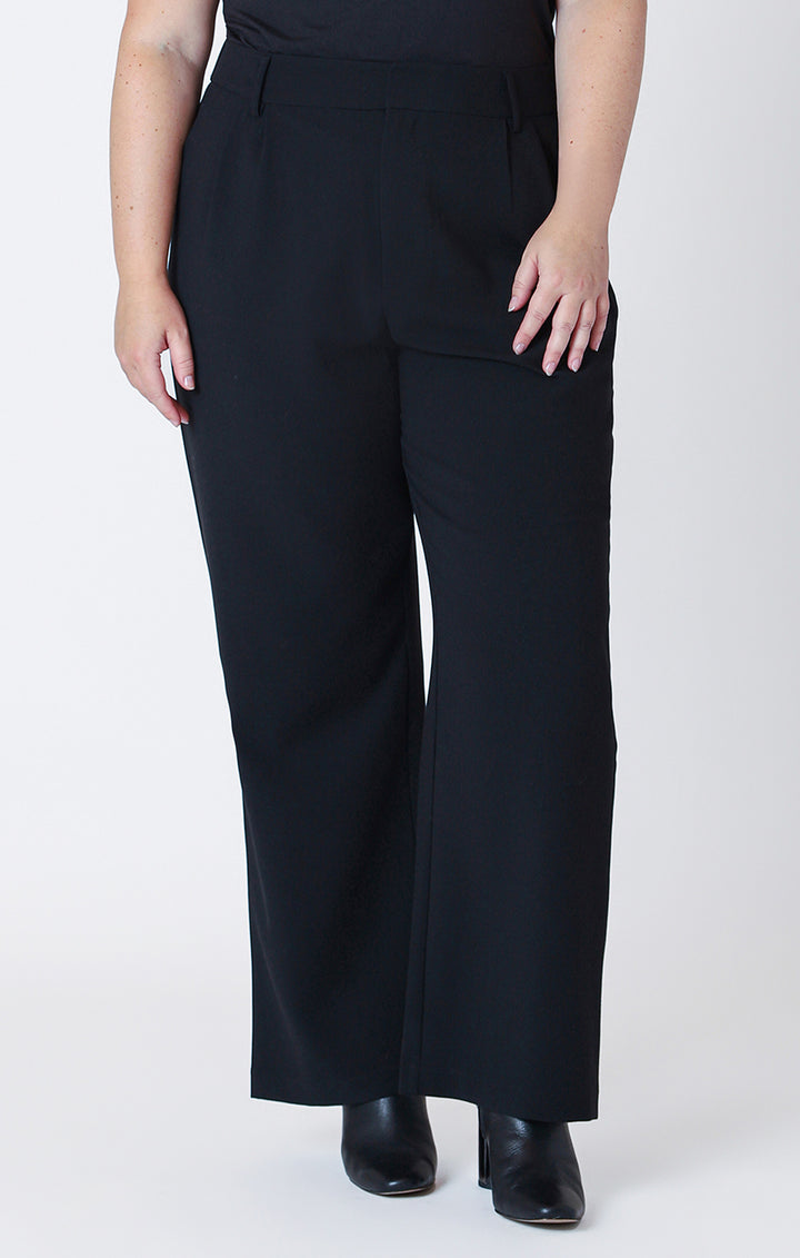 High Waisted Satin Wide Leg Pants