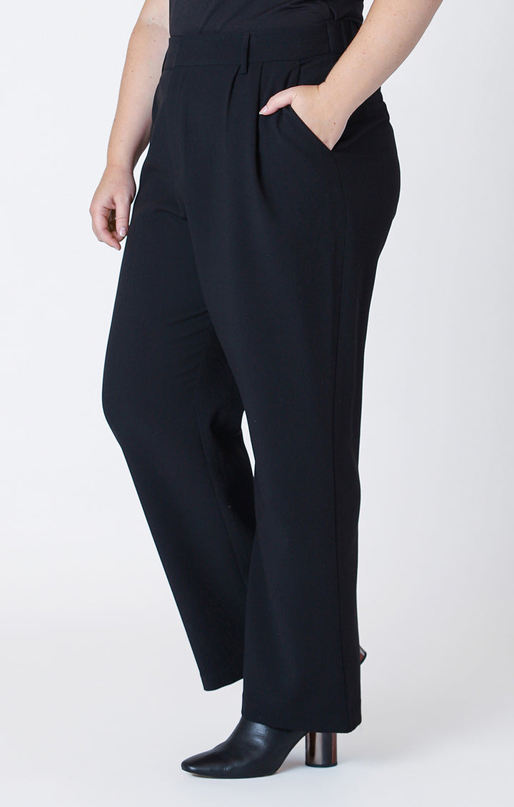 High Waisted Satin Wide Leg Pants