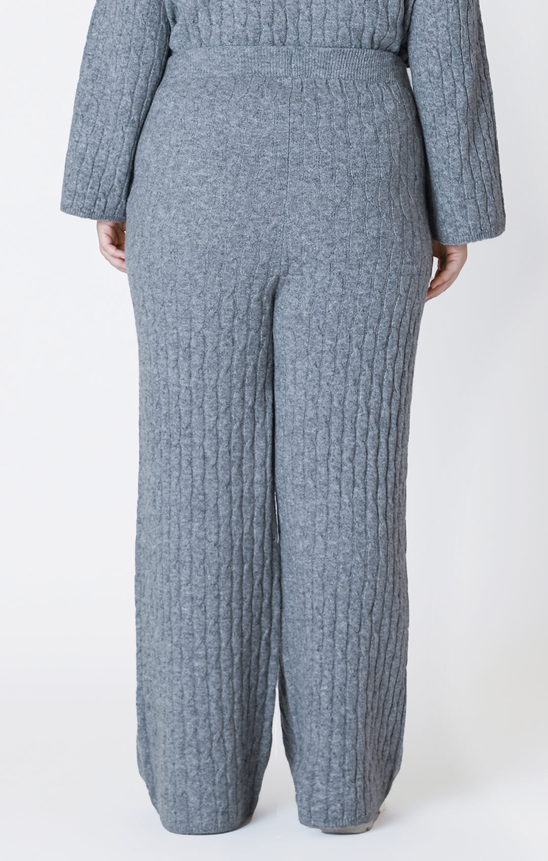 Dex Pull On Cable Knit Sweater Pants