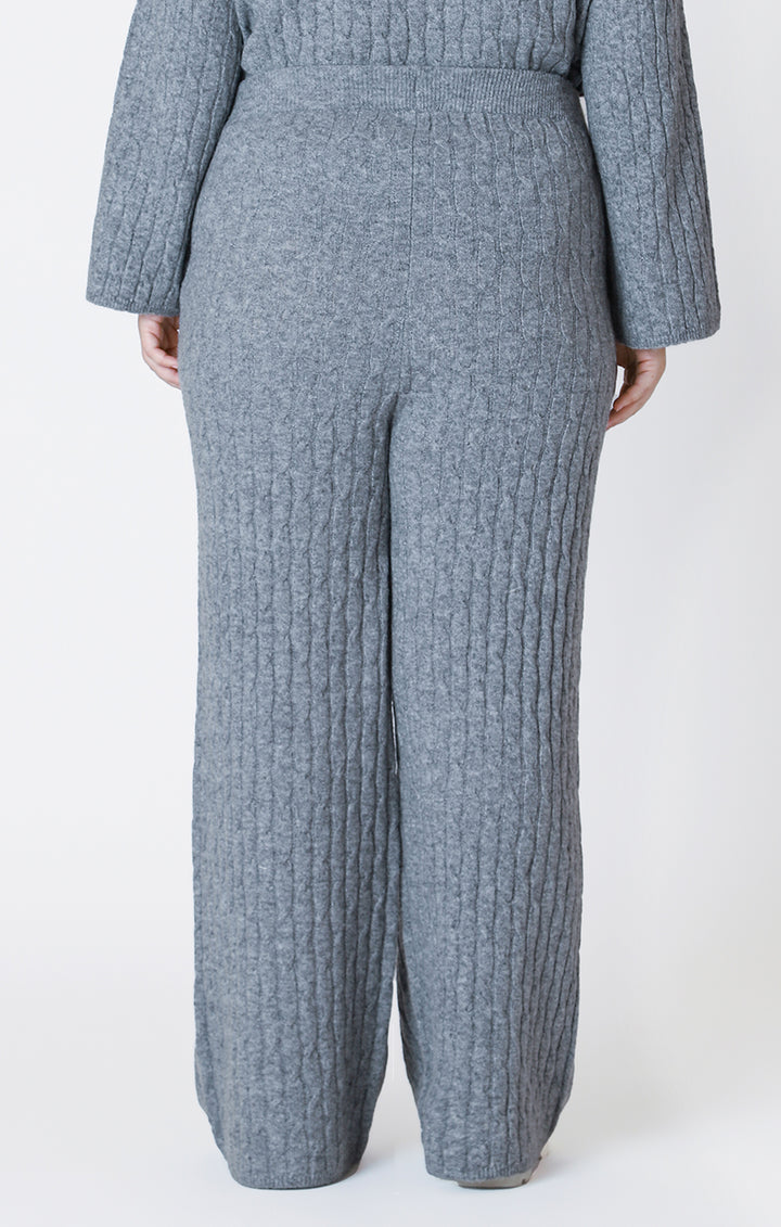 Dex Pull On Cable Knit Sweater Pants