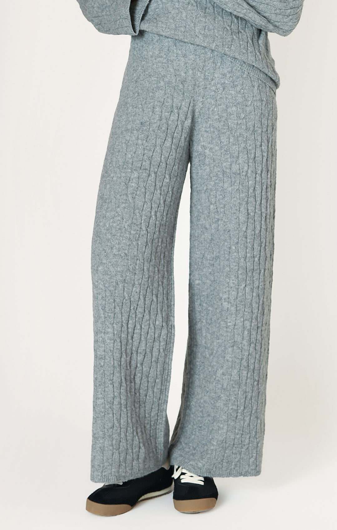 Dex Pull On Cable Knit Sweater Pants