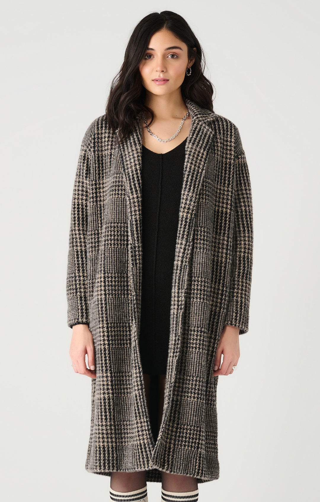 Dex Long Sleeve Soft Knit Coat