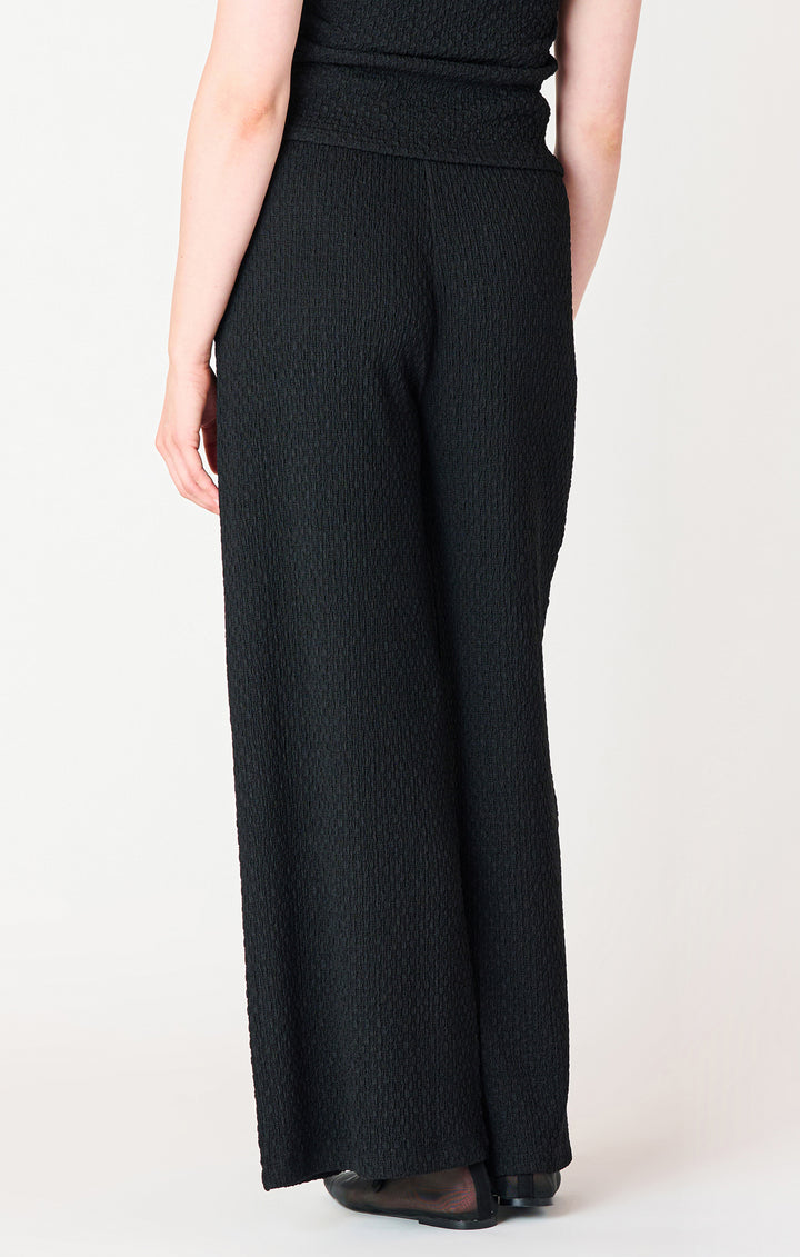 Dex Textured Flowy Wide Leg Pants