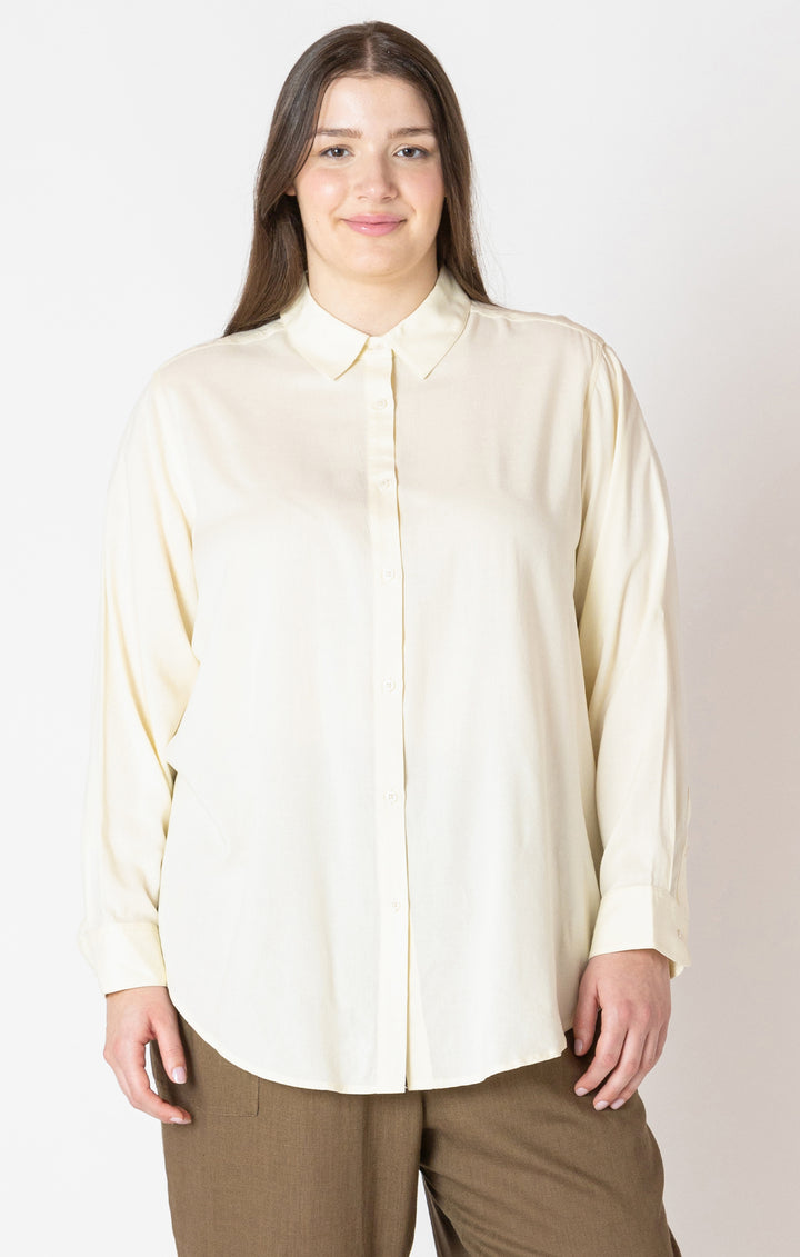 Dex Long Sleeve Button Front Blouse