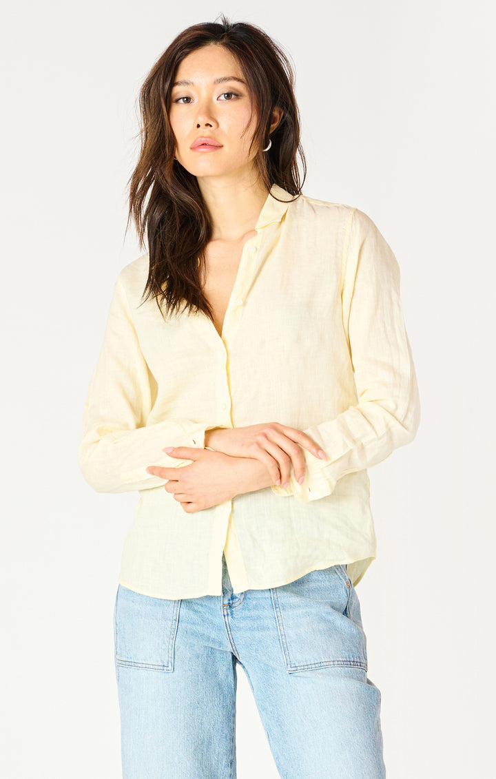 Dex Long Sleeve Button Front Blouse