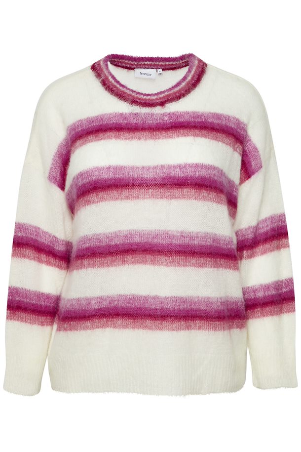 Knitted Striped Pullover Sweater