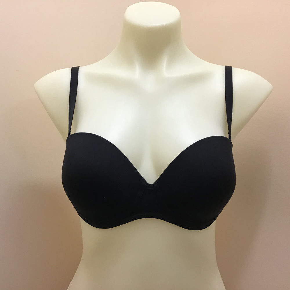 NLXTXQC Sexy Lingerie Clear Back Brassiere Half Cup Bra Women Seamless Invisible  Bra Female Underwear Strapless Push Up Bra (Color : Black, Size : D) :  : Clothing, Shoes & Accessories