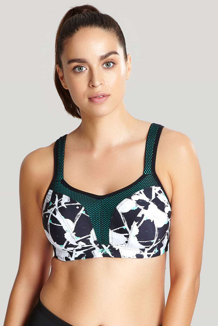 Panache Wired Sports Bra - Graffiti Print