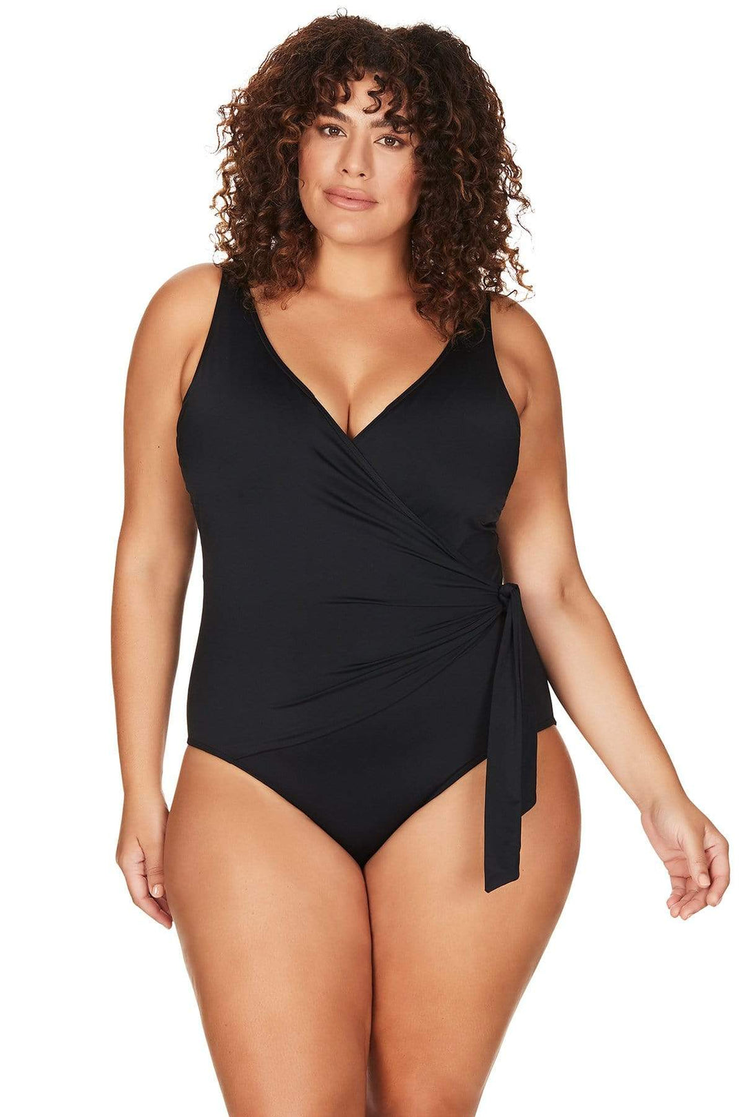 One Piece Plus Size Swimsuit Women Swimwear Classic Swimming Suit Summer  Beach Bathing Suit 02081 (Color : 04, Size : 3X-Large)