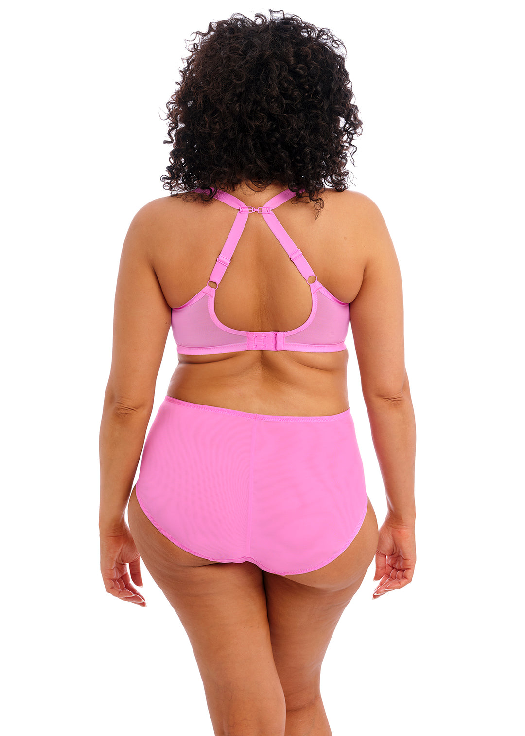 Rockwear Shocking Pink Waikiki Hi Bonded Sports Bra Plus Size 18