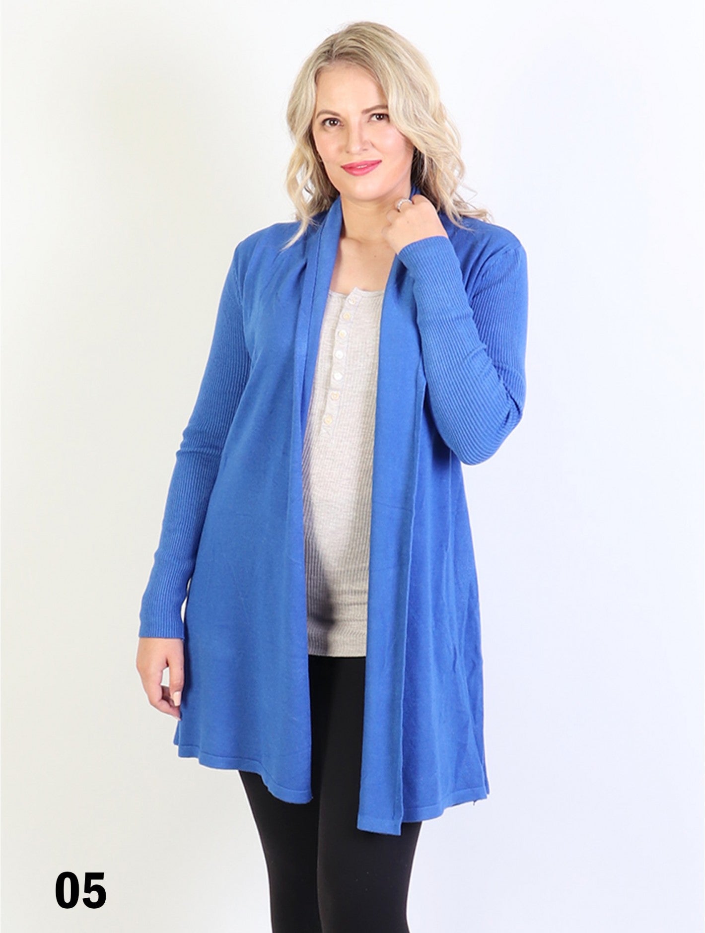 Plus size sale drape front cardigan