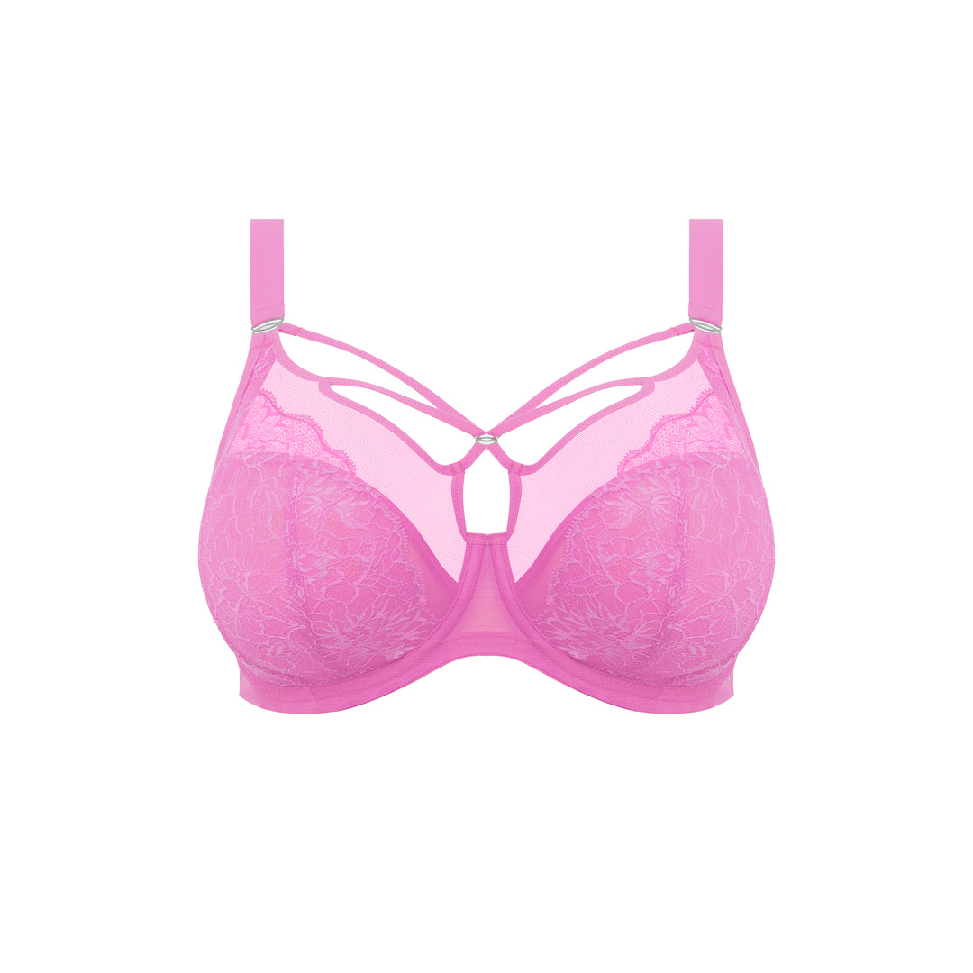 Auden The Radiant Plunge Coverage Push-Up Bra Casual Pink Lace