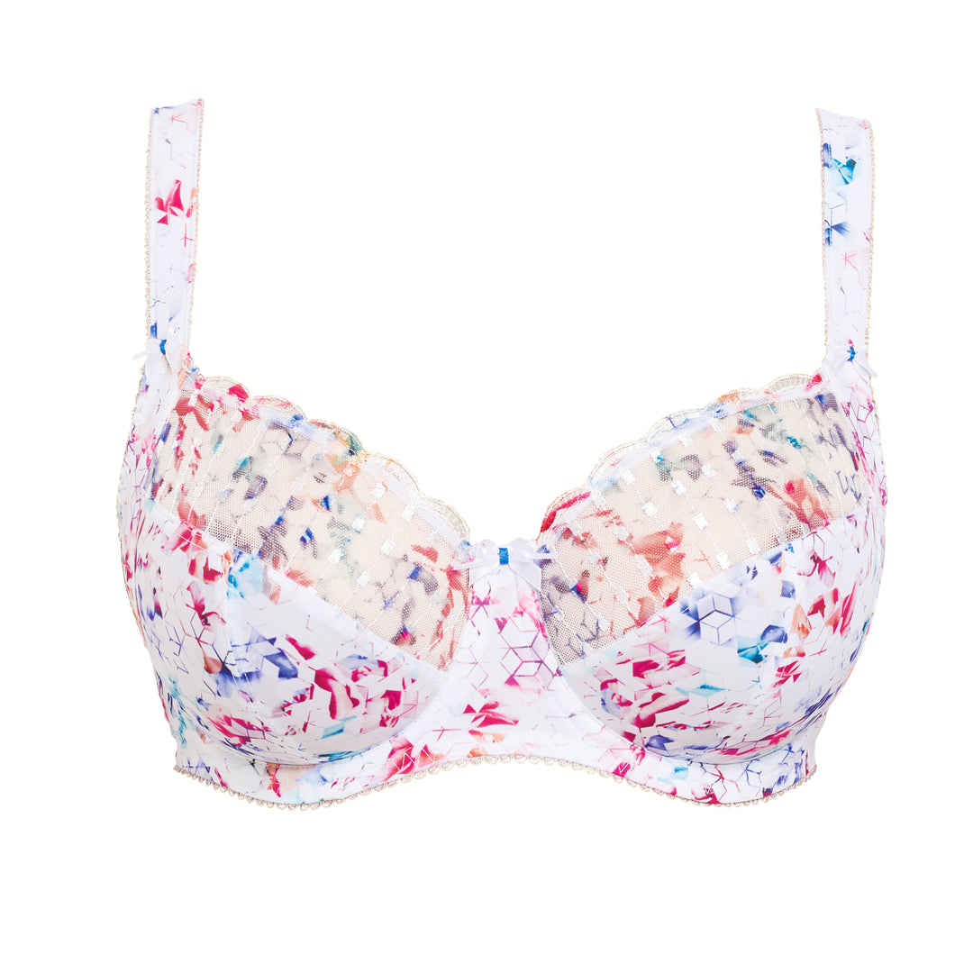 3 Hook Front Open Bra Fro Women's Maternity Bra with Floral Printed Design  with Comfortable strap for girls - Abil
