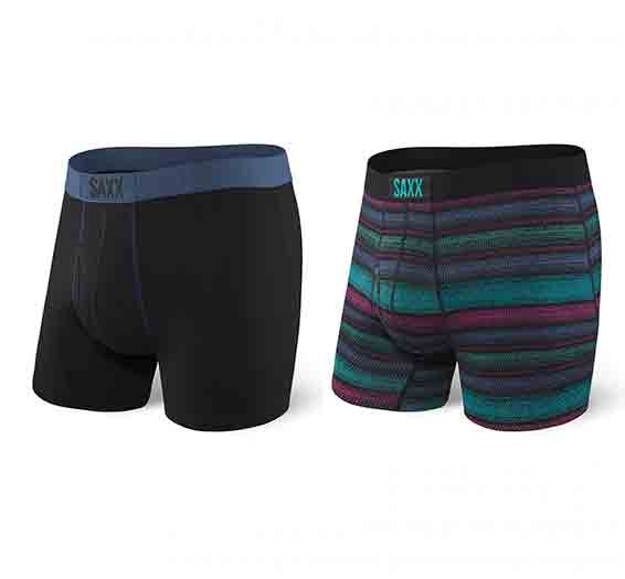 Saxx Ultra 2 Pack - Crossgrain Stripe - Size Small