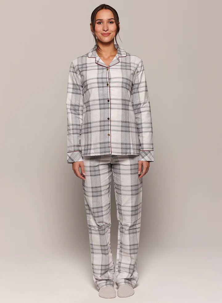 Checkered Flannel Pajamas Gift Set