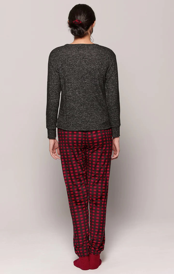 The Red and Black Checkered Pajamas Gift Set