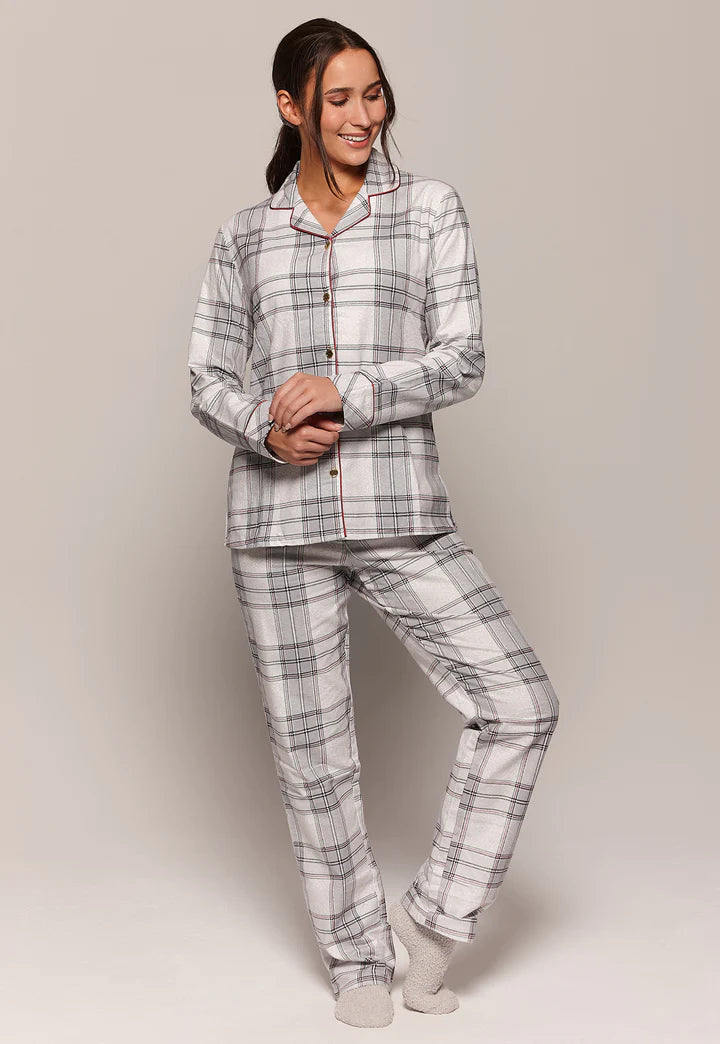 Checkered Flannel Pajamas Gift Set