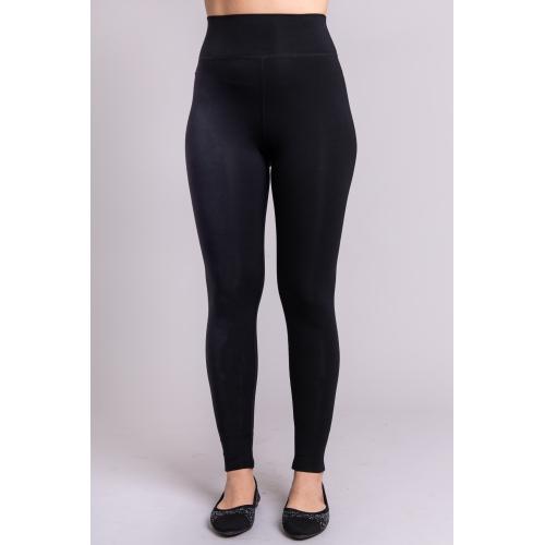 The Essentials Wardrobe 2PK Ladies TEW Cosy Leggings- S/M Black