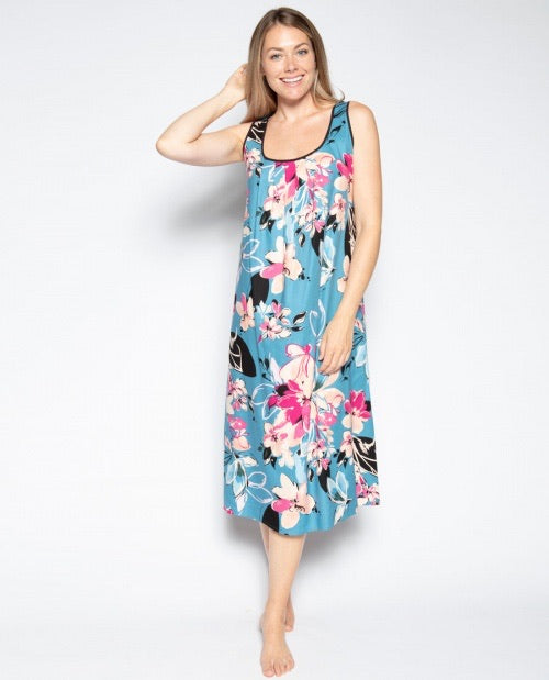 Hannah Floral Print Gown